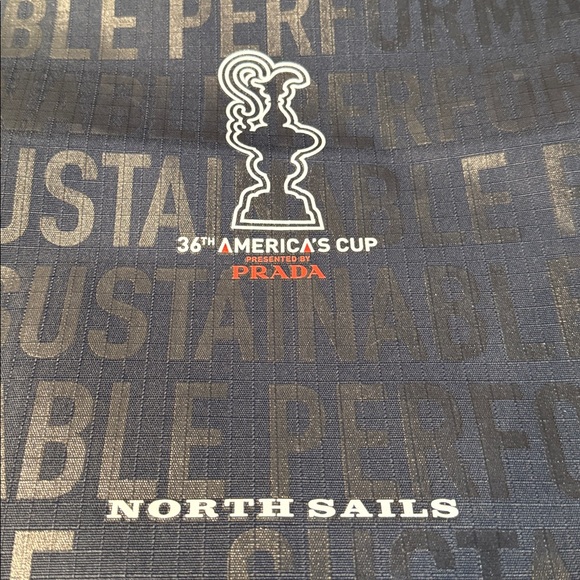 North Sails 36th America’s Cup Presented by Prada Black  Drawstring Backpack - Picture 10 of 10